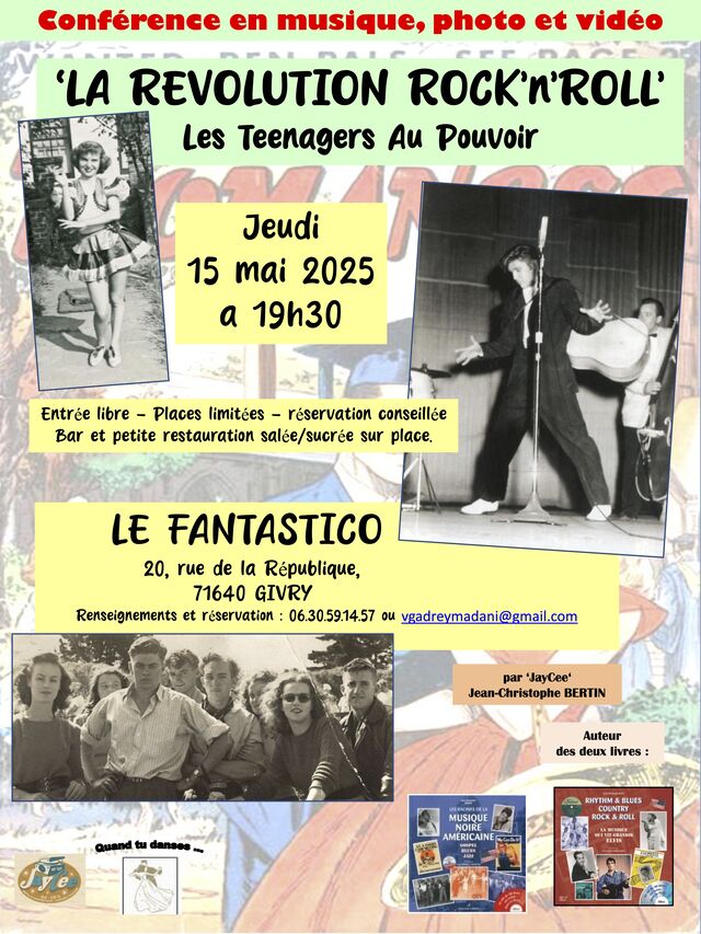 Révolution Rock'n'Roll : conférence musicale animée par Jaycee
