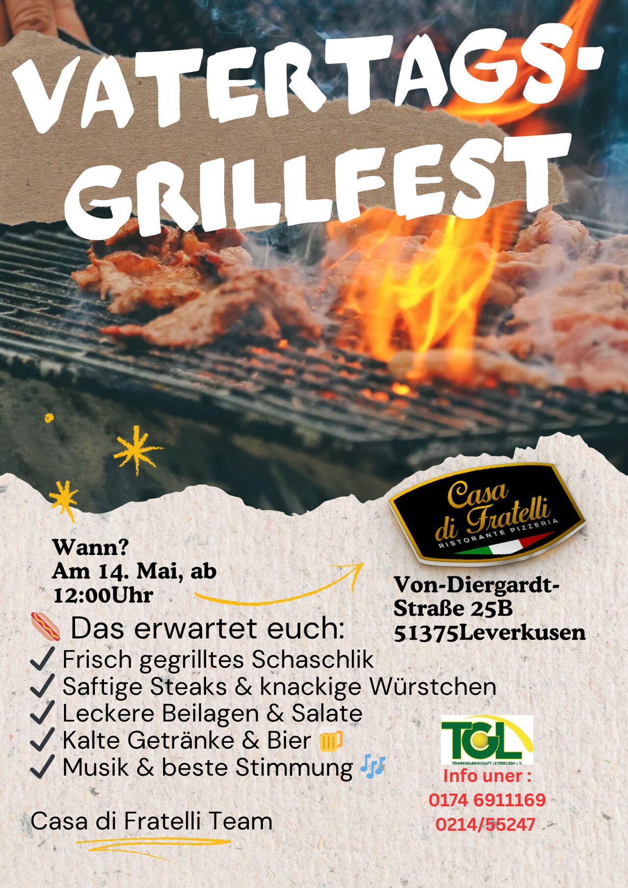 Vatertagsgrillfest