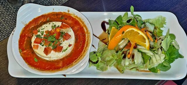 gratinierter Fetakäse