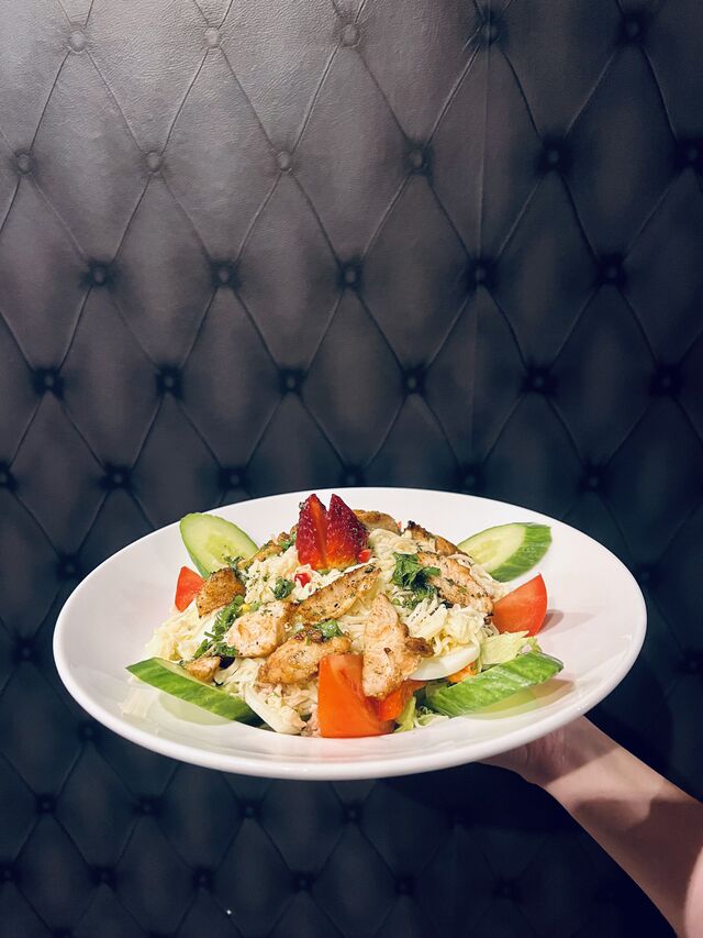 Salat mit Hähnchen 😋