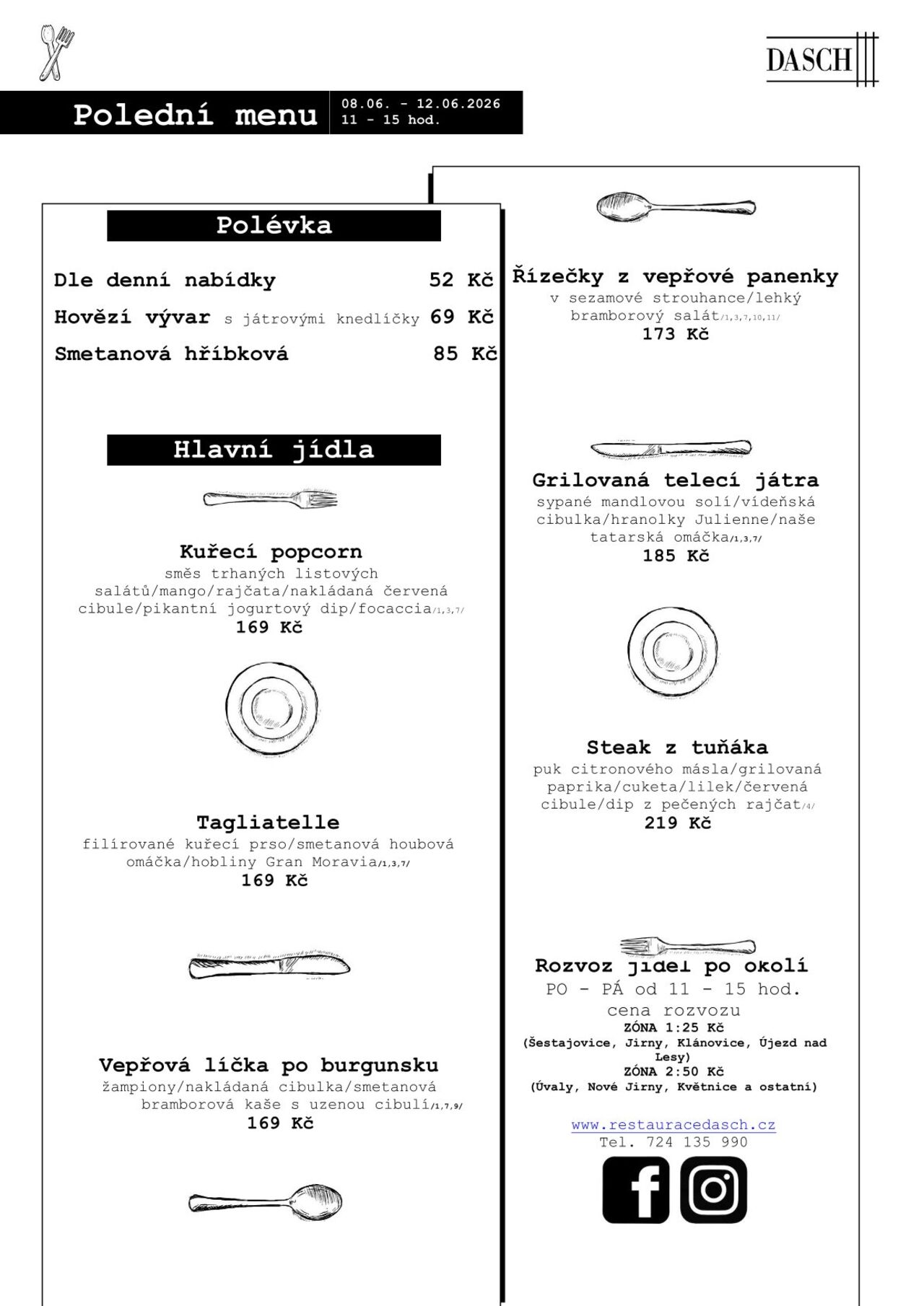 Polední menu