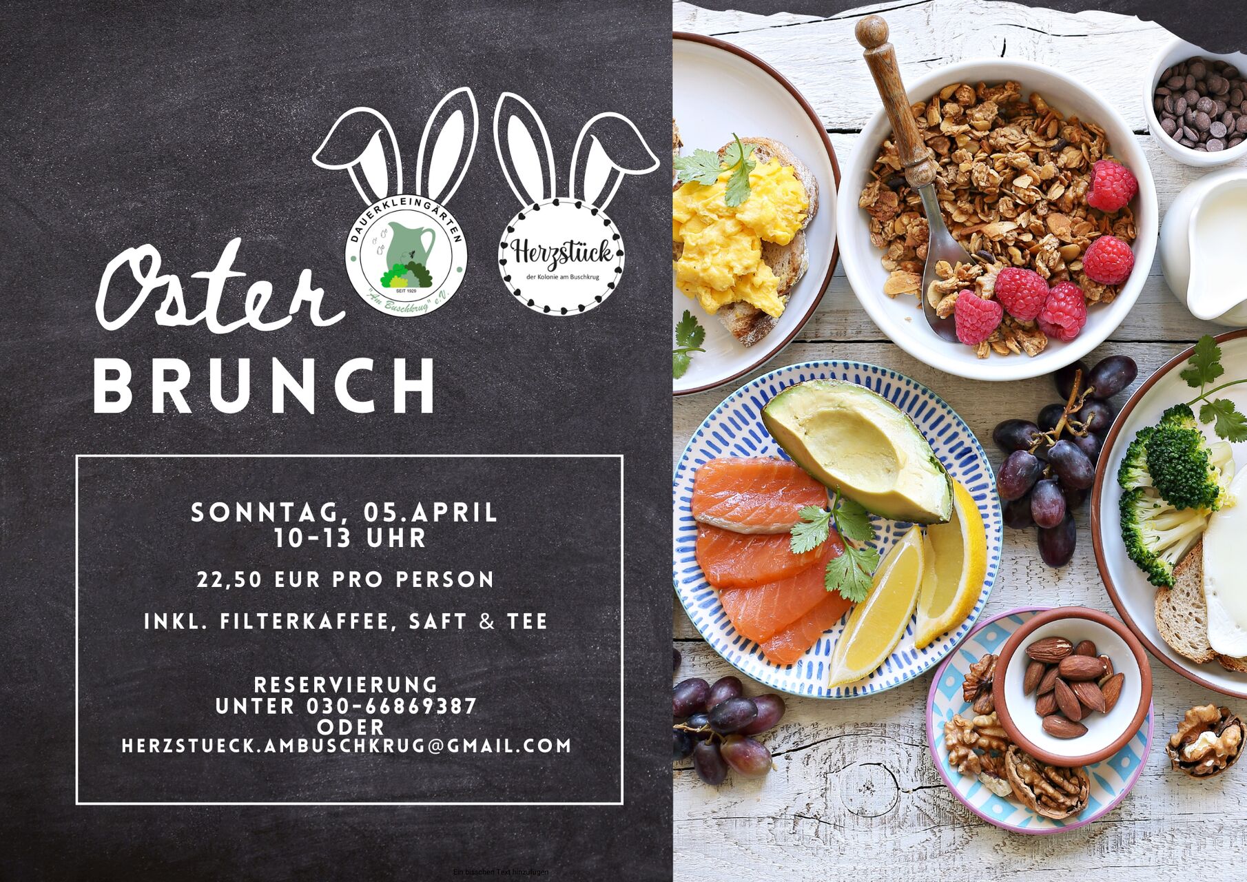 Osterbrunch am 05.April