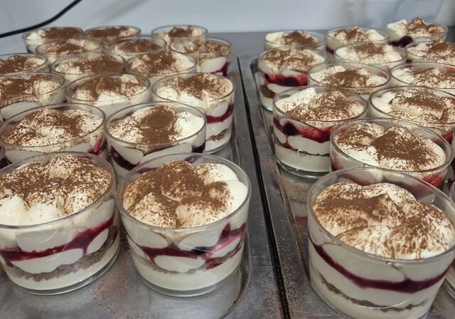 Tiramisu aux fruits rouges