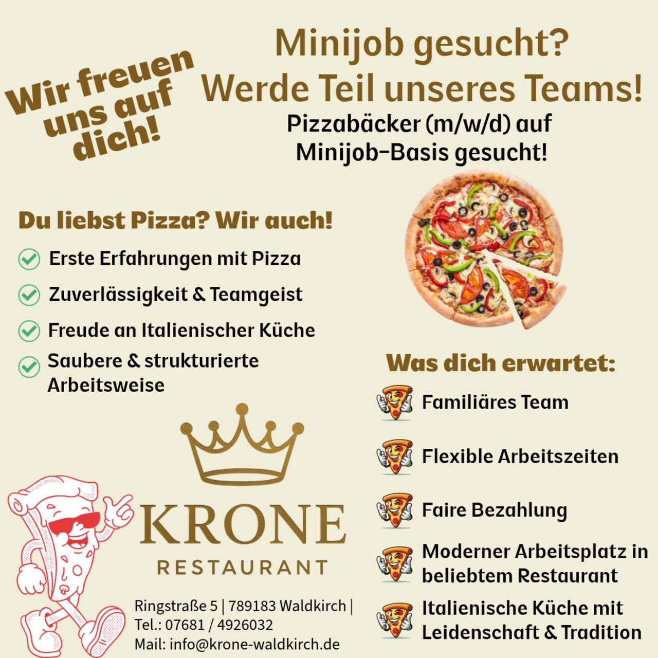 PIZZABÄCKER GESUCHT!