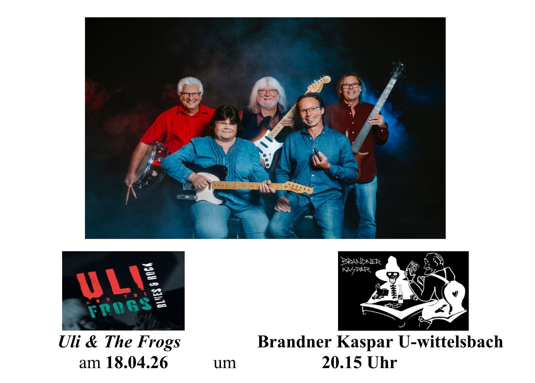 Uli & the Frogs live im Brandner