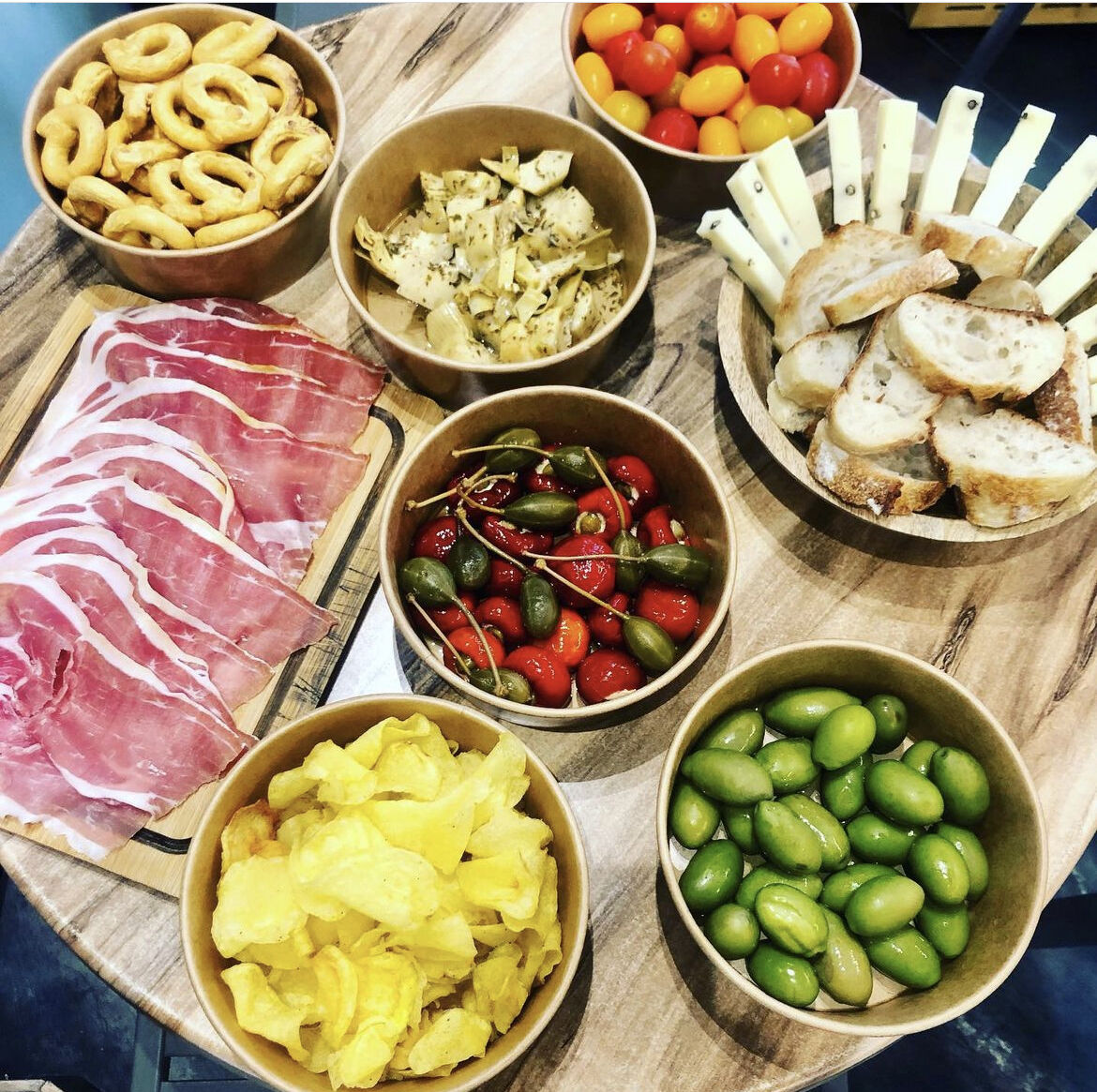 Assortiment antipasti 