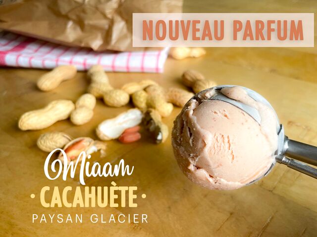 Crème glacée cacahuète 