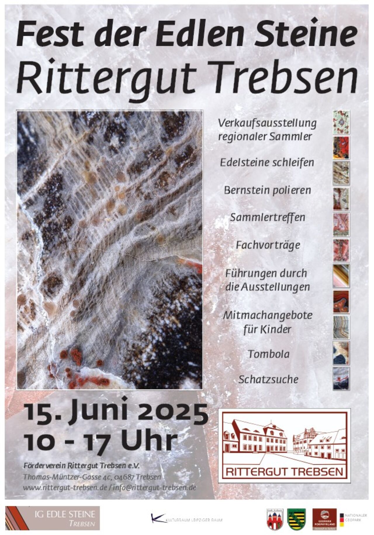 Fest der edlen Steine Rittergut Trebsen