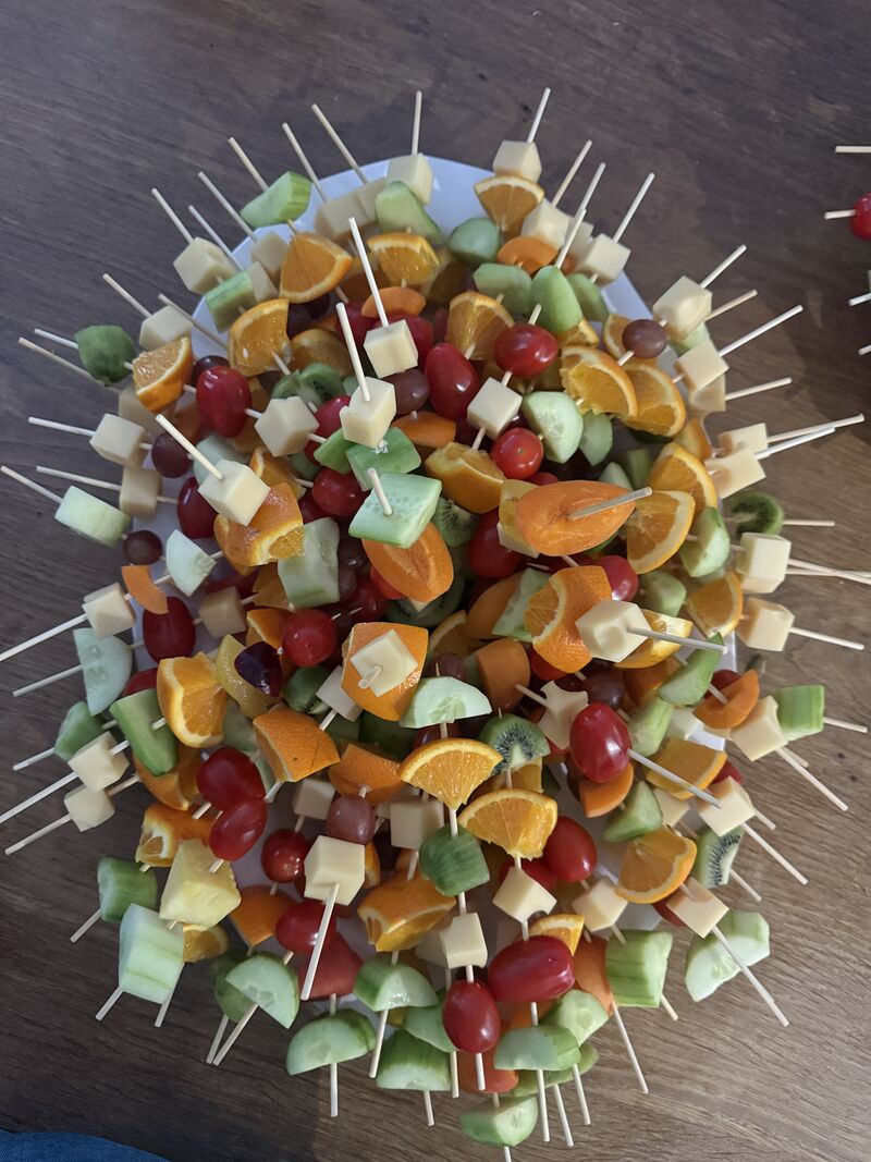 Brochettes Fruits & Légumes 🍑🍉🥒