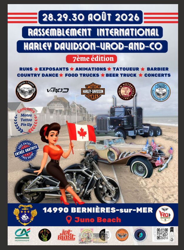 Rassemblement Harley et Américaine