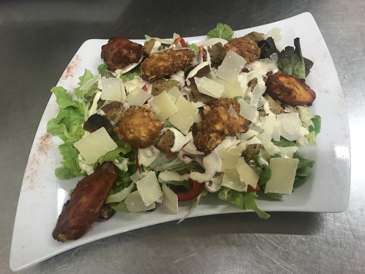 Salade césar revisitée 