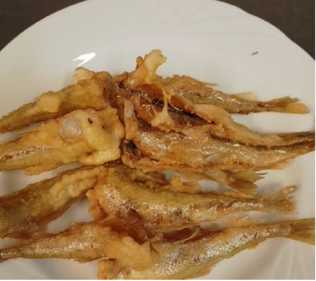 Die ersten gebacken Stint. 