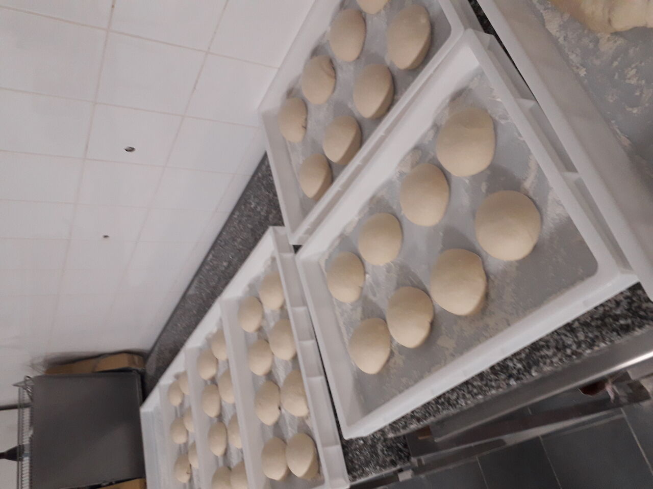 Préparation mise en forme pâtons 