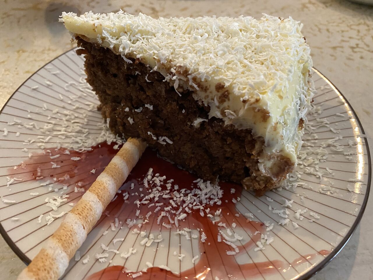 Tarta casera de zanahoria!?