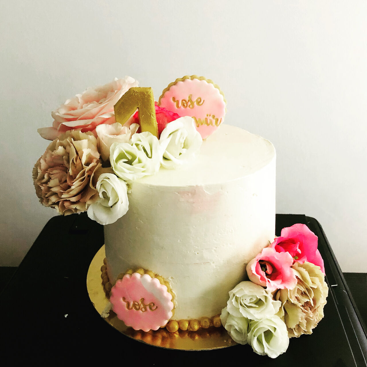 Gâteau fleurs