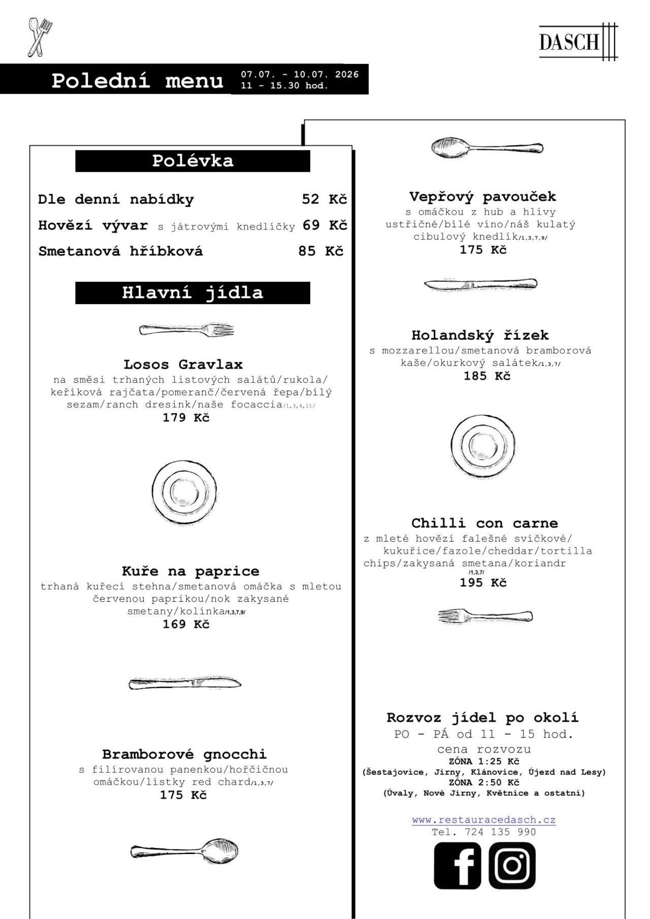 Polední menu