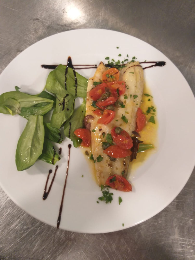 Il Nostro branzino alla “Siciliana”