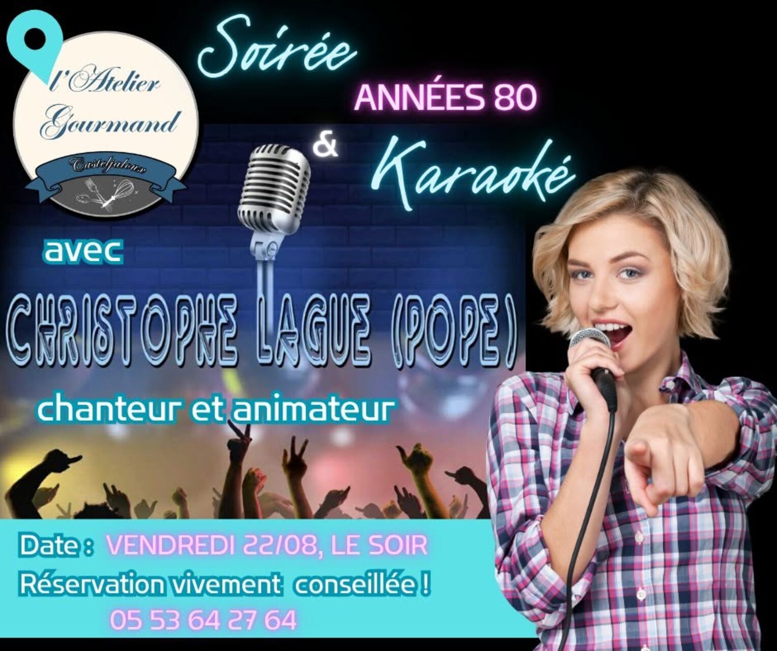 Soirée Karaoké Année 80