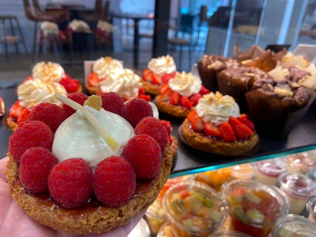 Tarte citron framboise