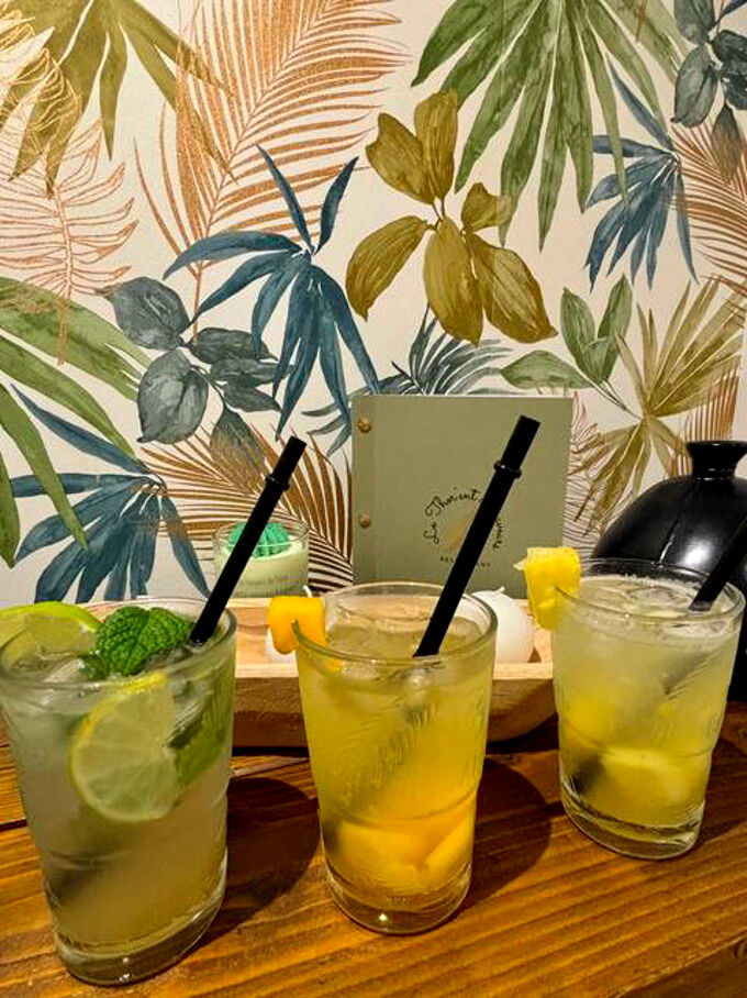 Les Mojitos, classique, mangue et ananas