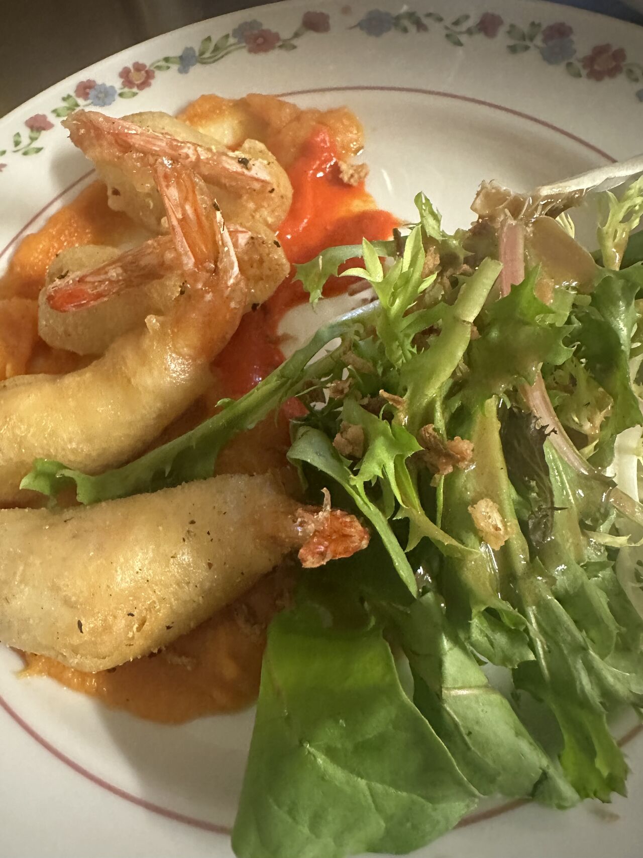 Tempura crevettes