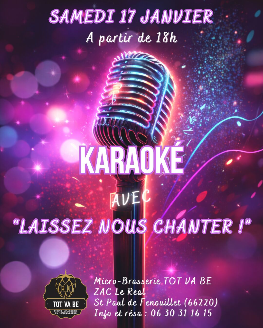 Karaoké avec l'association 