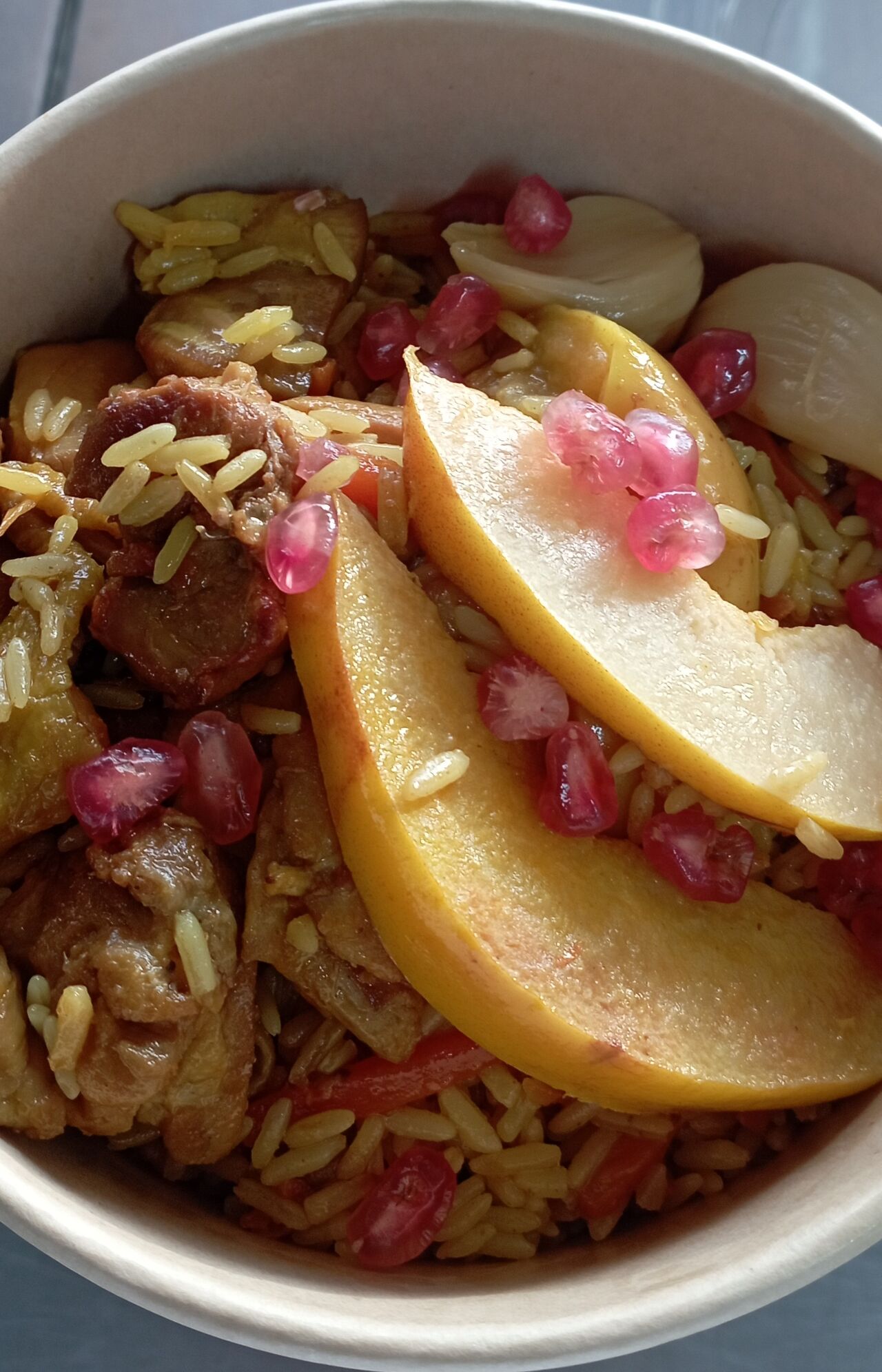 Plov ouzbek au poulet