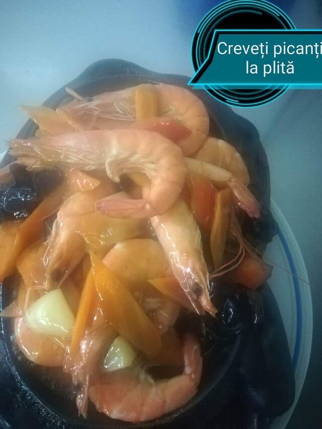 CREVETI PICANTI LA PLITA