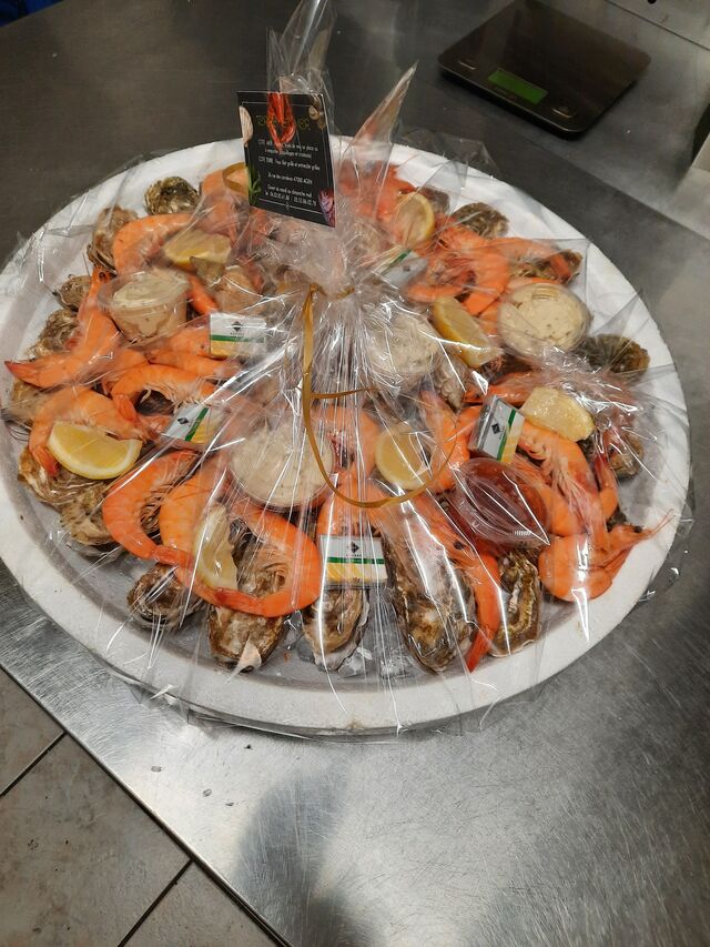 Exemple de composition de fruits de mer
