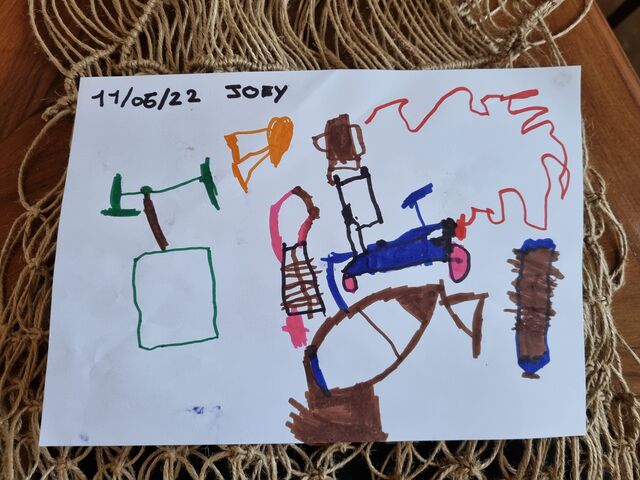 Voilà le beau résultat de Joey ! 