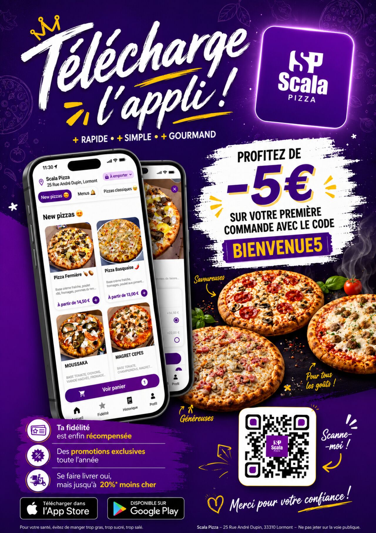 Appli Scala Pizza