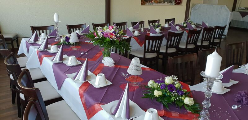 Unser Veranstaltungsraum , wir dekorieren nach Ihren wünschen und Vorstellungen