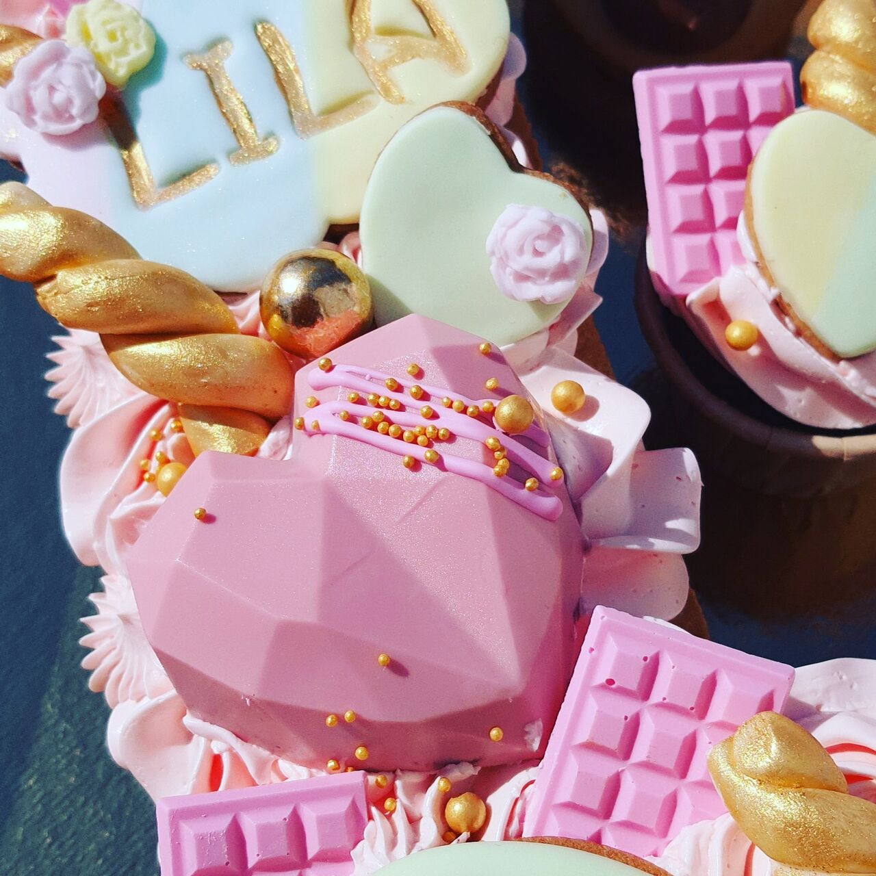 Deco numbercake licorne