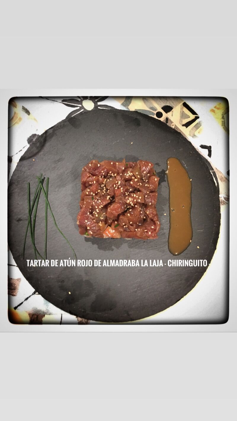 Tartar atún rojo “espectacular”