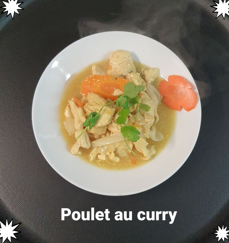 Poulet au curry.