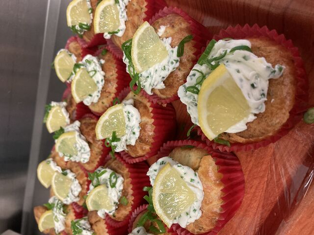 cupcakes au saumon fumé maison