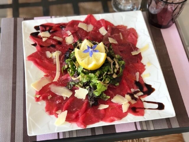 Carpaccio de Boeuf au Parmesan