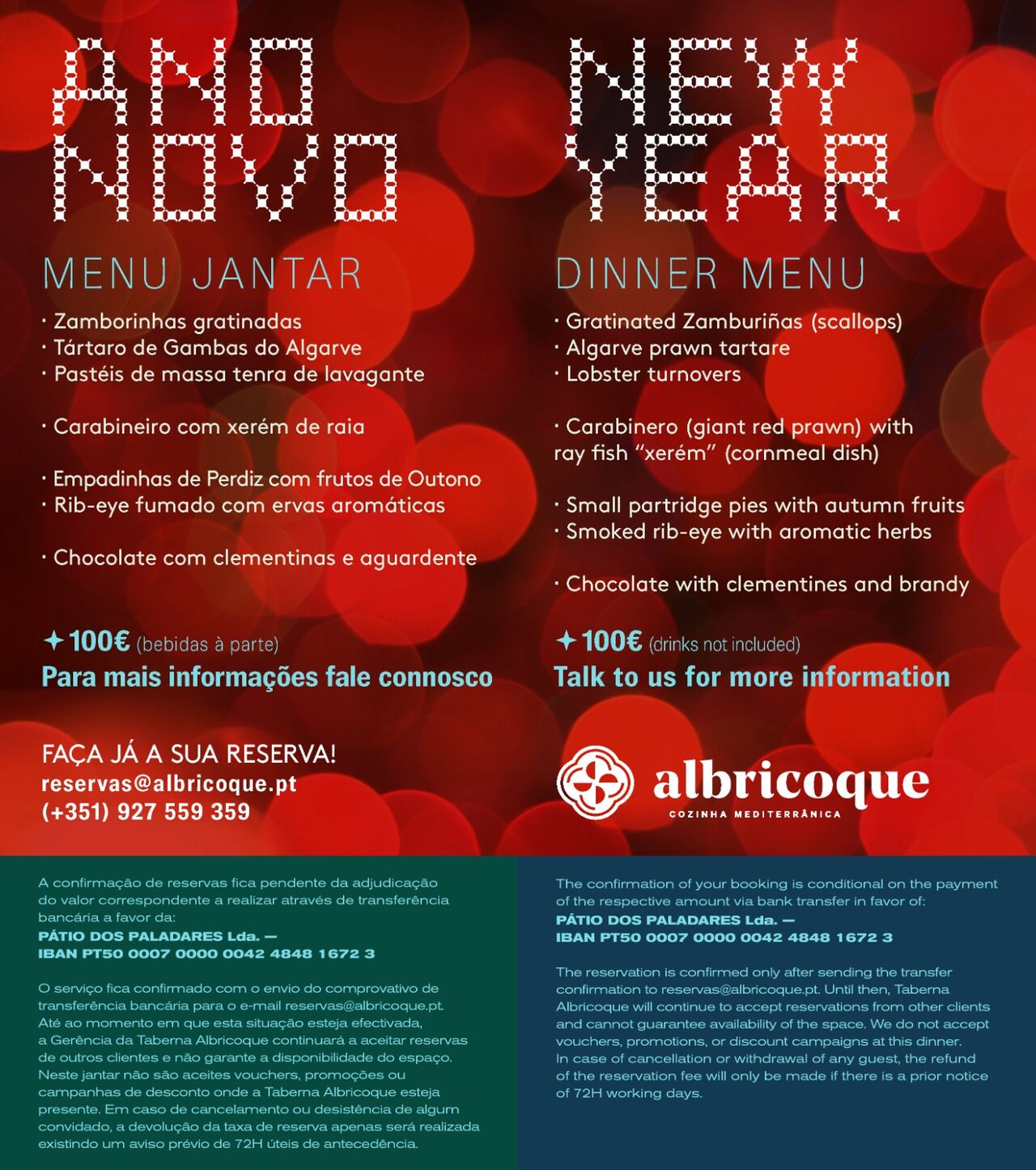 Jantar de ano Novo 2025