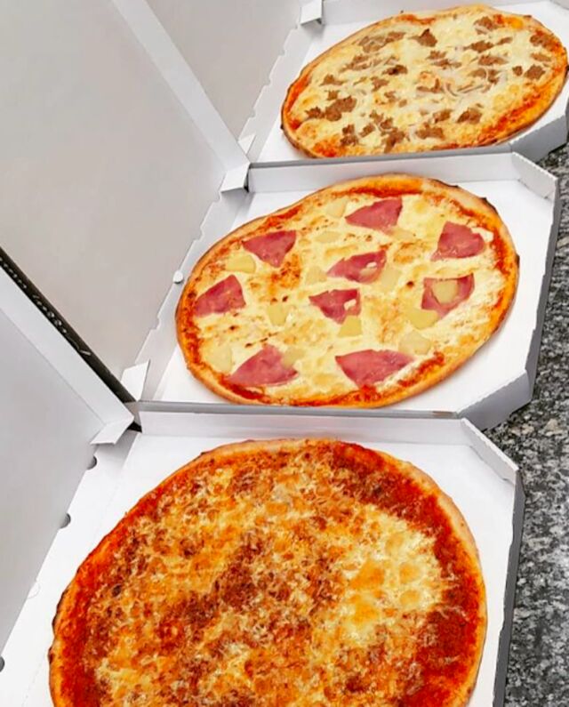 Drei von vielen Pizzasorten.