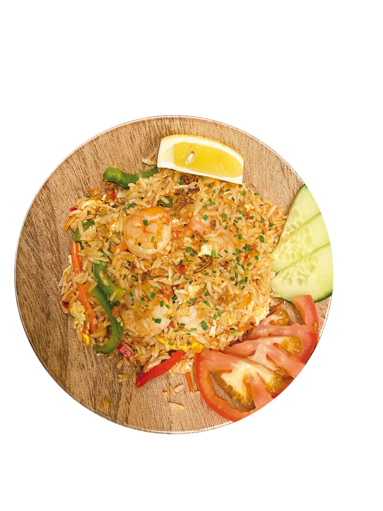 Riz thaï aux crevettes 