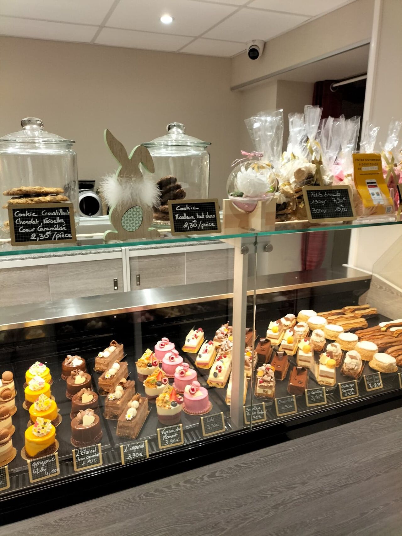 Le rayon pâtisserie