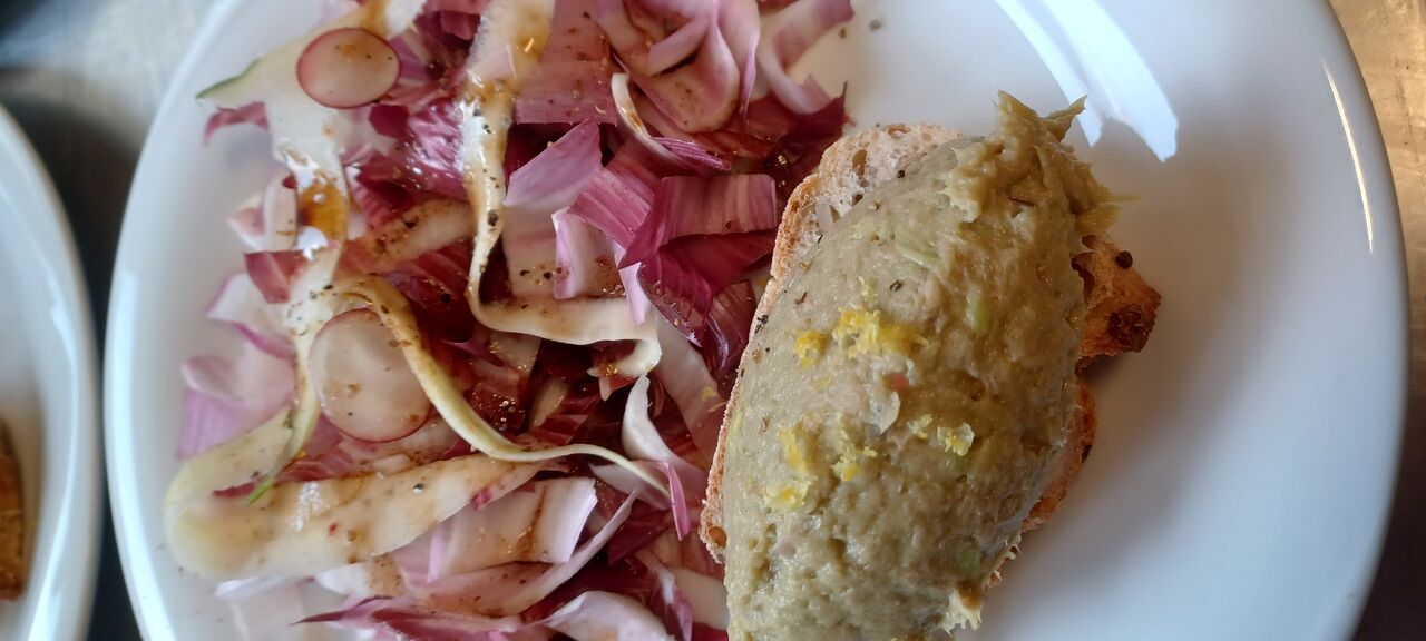 Salade endives rouges