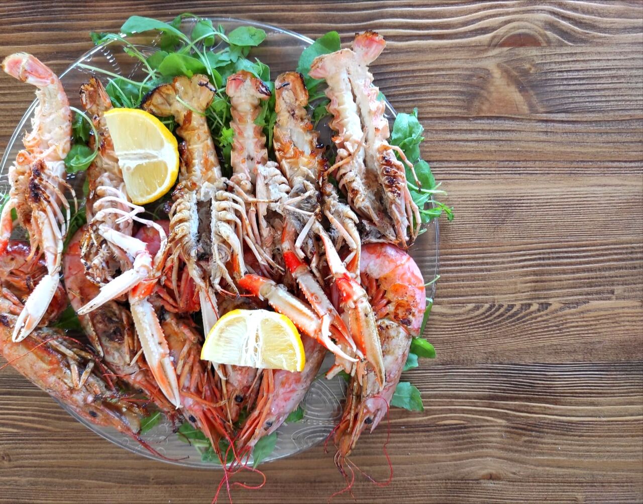 grigliata di scampi e gamberoni