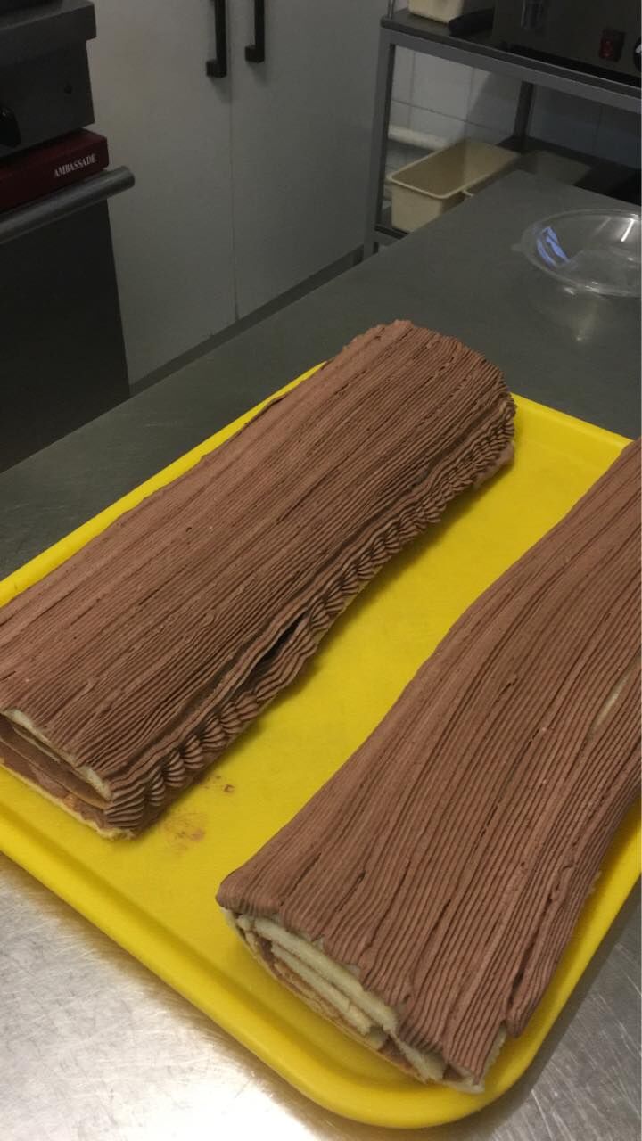 Bûches au chocolat faites maison par le chef 🍫