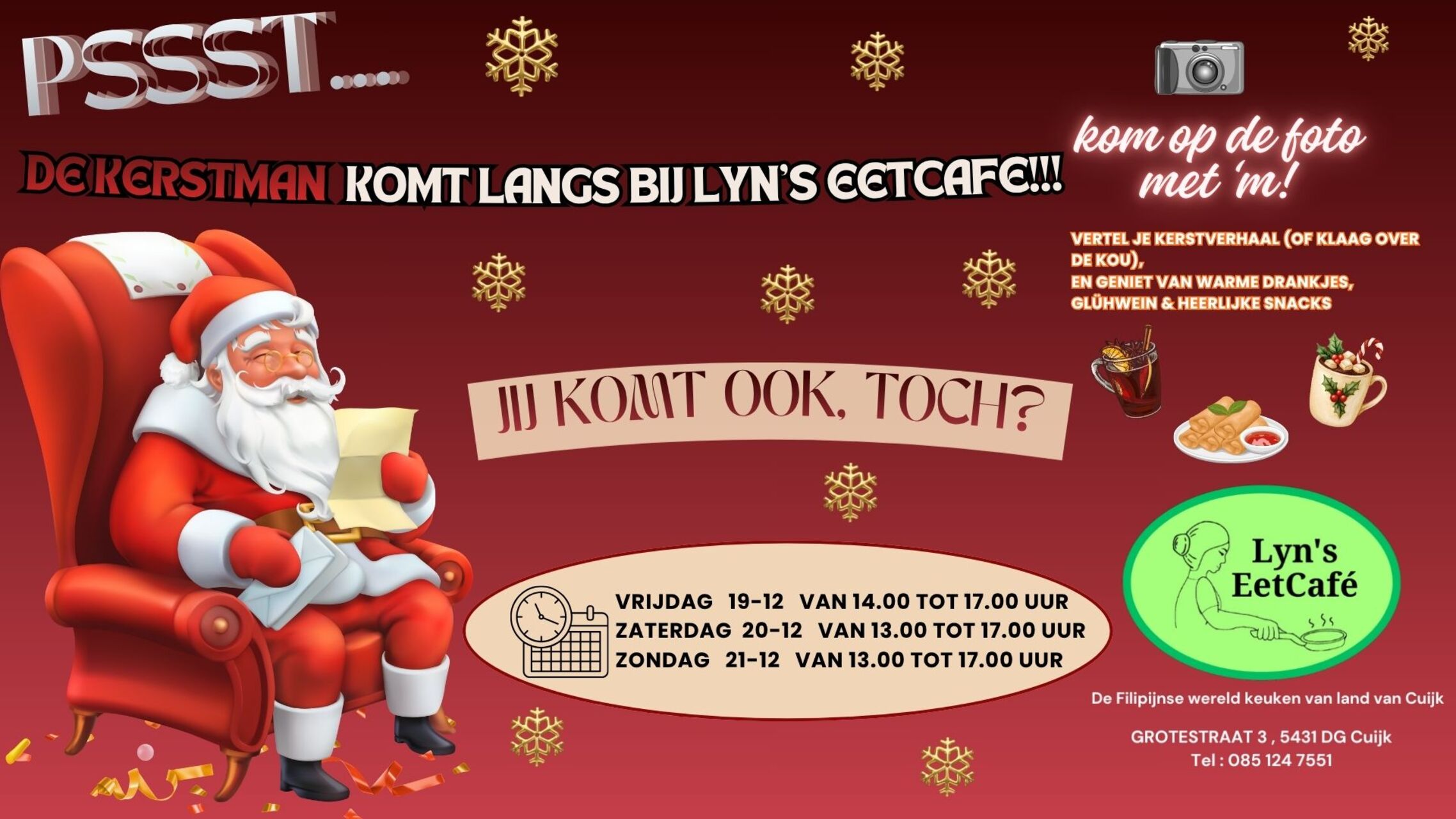 Kerst 19-20-21 dec