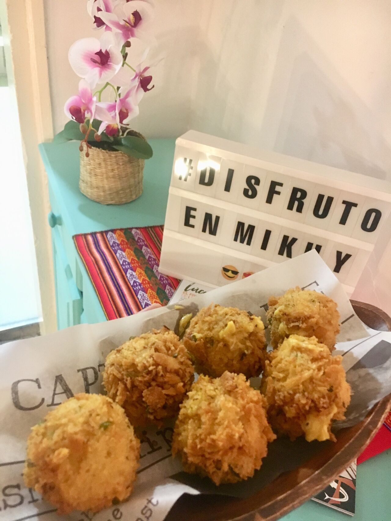 Croquetas de ají de pollo