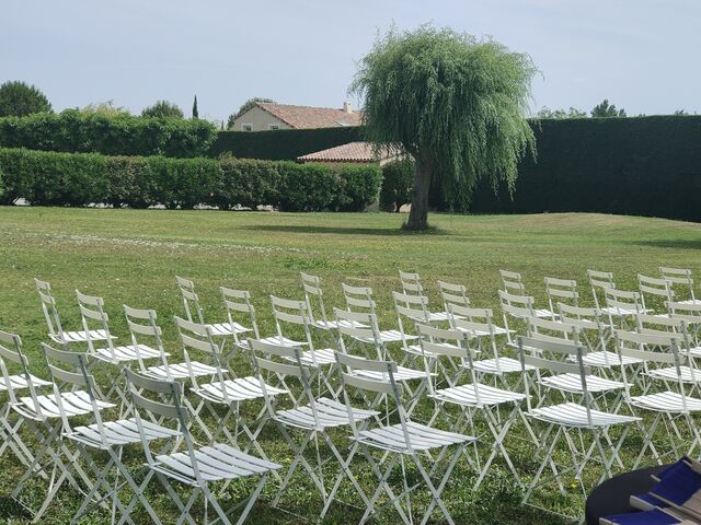 Cérémonie de mariage en extérieur