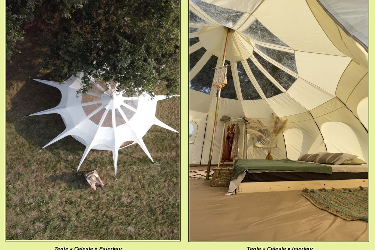 Tente Sibley "Céleste"