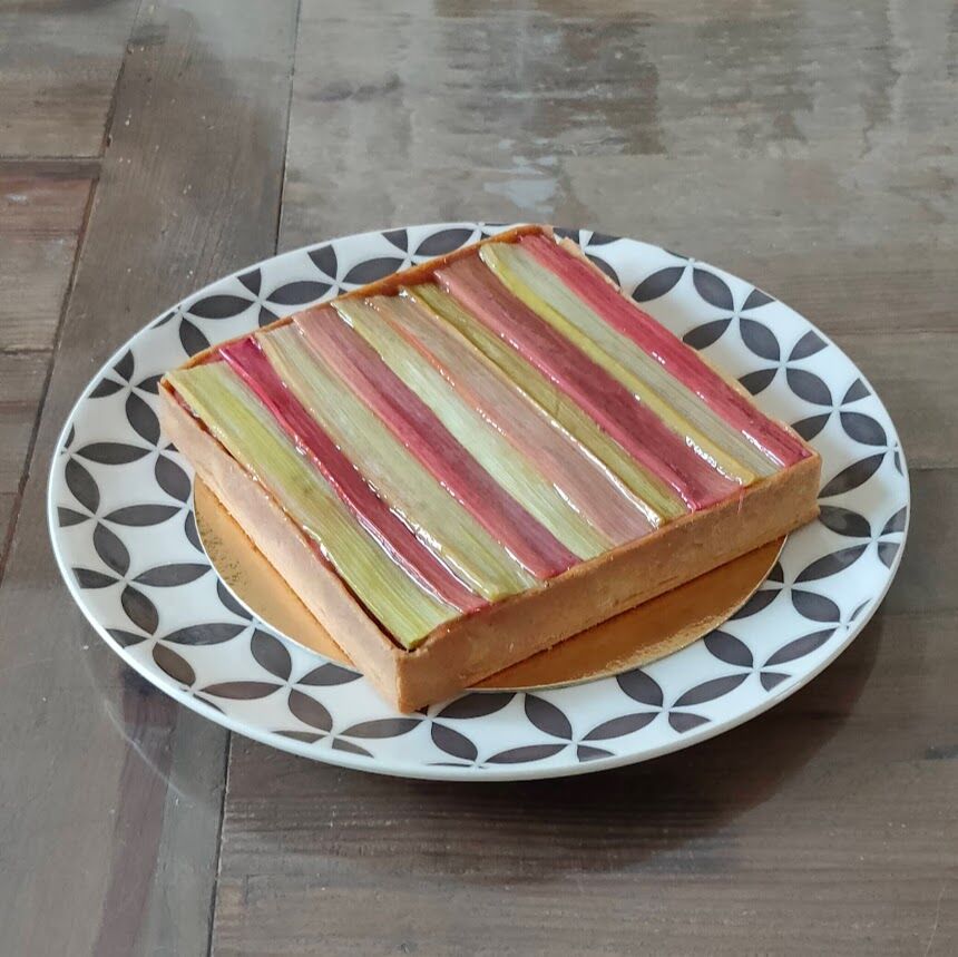 Tarte à la rhubarbe