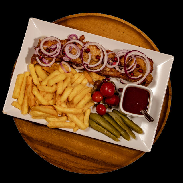 Gril z bravčových rebier